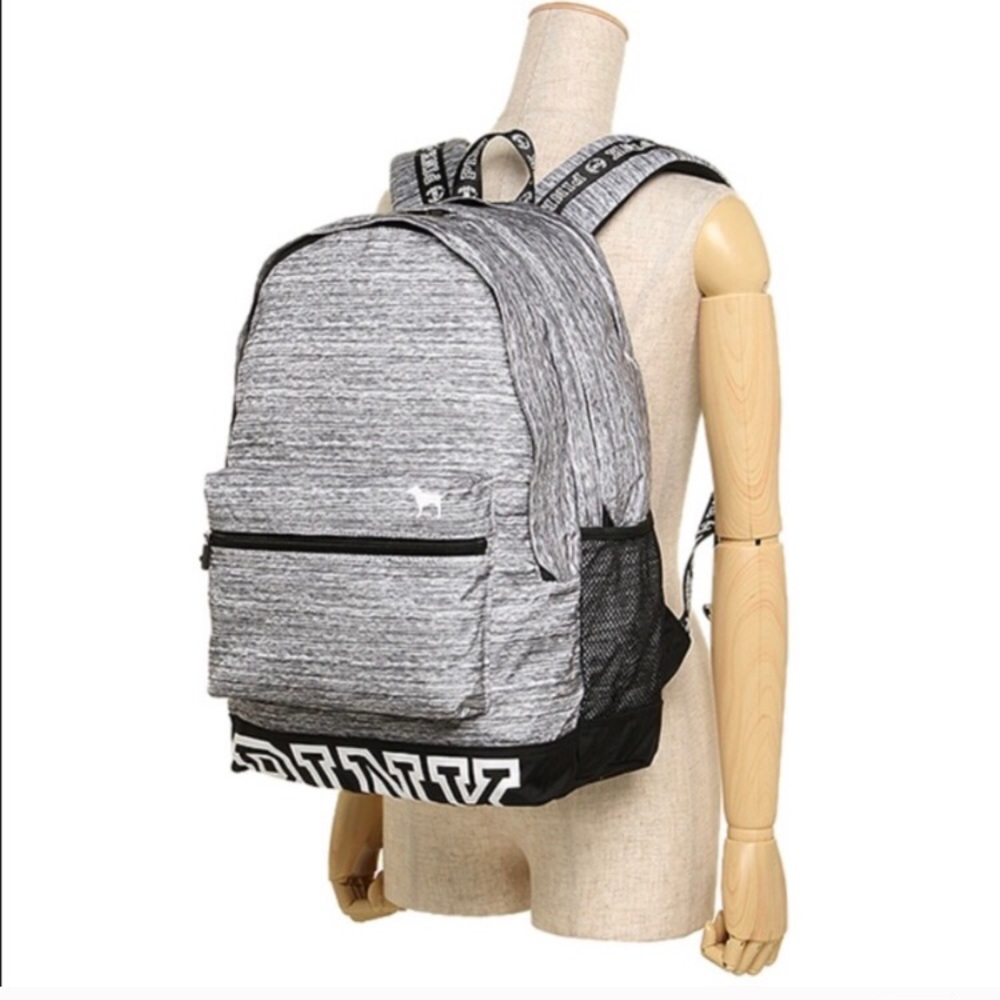 VICTORIA SECRET/ PINK backpack GREY and BLACK